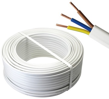 PRZEWÓD PŁASKI ELEKTRYCZNY YDYp 3 x 2,5MM2 100M