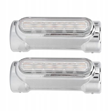 2 шт.. Мотоциклетные шоссейные фонари, хром