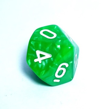 KOSTKA RPG KOŚĆ DZIESIĘCIOŚCIENNA K10 WIERZBY 0-9