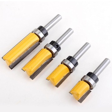 Фрезы пазовые/шаблонные Хвостовик 1/4 дюйма 4 типа мм 25 мм