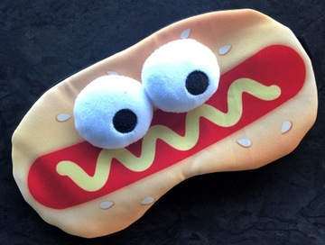 OLDMAN EYEBLADDER RELAXATION SLEEPING MASK ON HOT DOG Резинка
