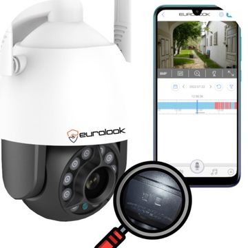 НАРУЖНАЯ ВРАЩАЮЩАЯСЯ WIFI IP-КАМЕРА 8MPX 4X ZOOM PL