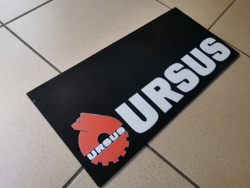 Комплект брызговиков URSUS чёрно-бело-красный 38х18см