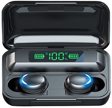 БЕСПРОВОДНЫЕ НАУШНИКИ + СВЕТОДИОДНЫЙ ЗВОНОК POWERBANK