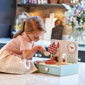 Drewniana kuchnia przenośna, Mini Chef, TenderLeaf