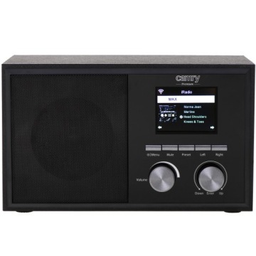 КУХОННОЕ РАДИО ИНТЕРНЕТ-БАШНЯ ДЕРЕВЯННЫЙ ЖК-дисплей AUX WiFi ПРОГНОЗ ПОГОДЫ СИГНАЛИЗАЦИЯ