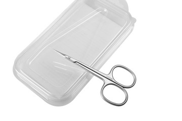 Профессиональные ножницы для ногтей и кутикулы, хирургические щипцы, серебристая сталь.