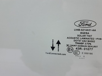 FORD KUGA III MK3 SKLO (OKNO) DVEŘE PŘEDNÍ LEVÝ DVOJITÁ LEPIDLO