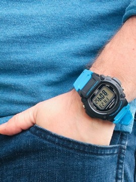 Zegarek męski CASIO wodoszczelny LCD sportowy 50M