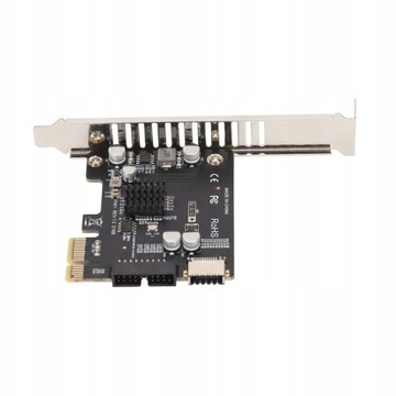 Karta rozszerzeń PCIE na USB 19Pin dobra