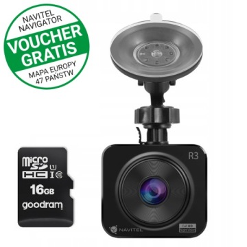 Wideorejestrator Navitel R3 + Karta 16 GB