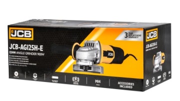УГЛОВАЯ ШЛИФОВАЛЬНАЯ МАШИНА JCB NETWORK M14 УГЛОВАЯ ШЛИФОВАЛЬНАЯ МАШИНА + МЕТАЛЛИЧЕСКИЙ ДИСК 125 мм 900 Вт