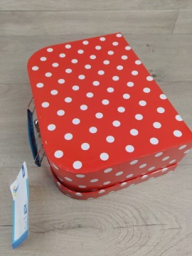 Bieco Чемодан детский из картона, Красный, 25 х 18 х 9 см ОПИСАНИЕ