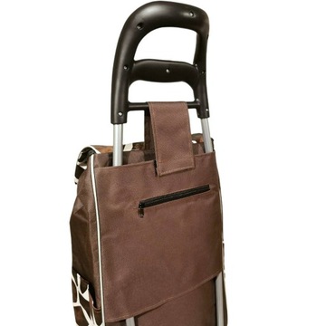 СУМКА ДЛЯ ПОКУПКИ КАРТРИДЖ НА КОЛЕСАХ ПАНТЕРКА ПРОЧНАЯ ВОДОНЕПРОНИЦАЕМАЯ РАМА