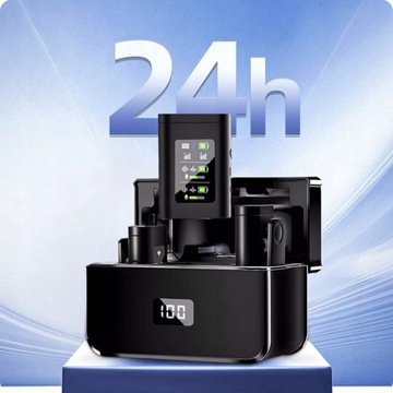 Два беспроводных петличных микрофона USB-C для интервью Android IOS