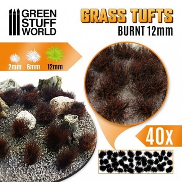 Green Stuff World Grass Tufts Burnt 12mm