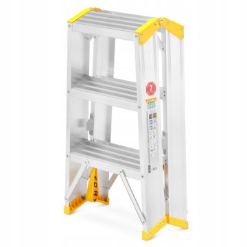 Лестница алюминиевая двухсторонняя FORTE 2x3 2,64 м