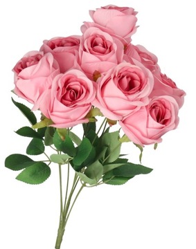 ИСКУССТВЕННЫЕ ЦВЕТЫ РОЗЫ БУКЕТ РОЗ 50СМ