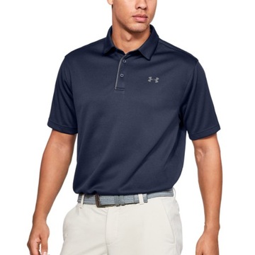 Koszulka Under Armour Tech Polo 1290140 410 granatowy S SP