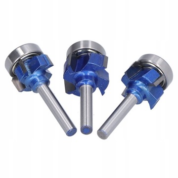 3 szt. Narożnik okrągły Bit Frez do drewna