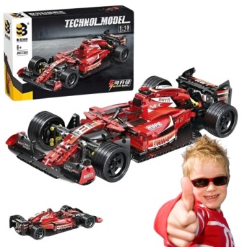 Stavebnice auta Formule F1 k sestavení 1280 dílků pro děti od 6 let
