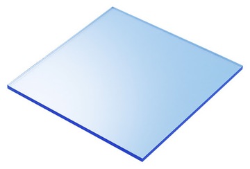 Fluorescencyjna Plexa Pleksa NIEBIESKA 50x100cm 3m