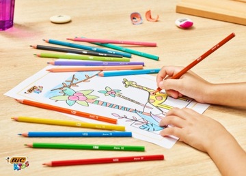 НАБОР МЕЛКОВ BIC CREATIVE ARTISTIC ДЕТСКИЕ ПУТЕШЕСТВИЯ КАРАНДАШИ x 103 шт.