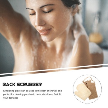 Набор для ванны из сизаля, корейская отшелушивающая варежка для спа-скраба