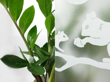 Folia Statyczna Szer 45 Witraż Na Okno Szyby Dekoracja Zmiana Wystroju Okna