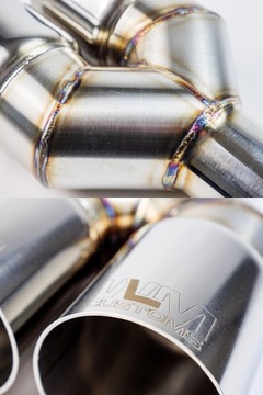WLMcustoms Y-PIPE двойной выхлопной патрубок 2x89 мм