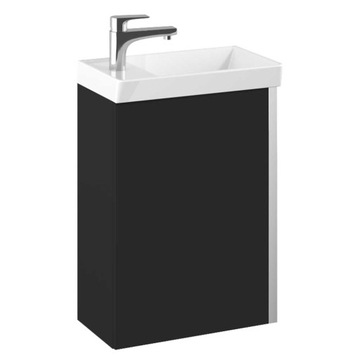 mała szafka łazienkowa z umywalką ceramiczną 45x25