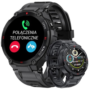 SMARTWATCH ZEGAREK MĘSKI GIEWONT Focus GW430 ROZMOWY SMS KROKI CIŚNIENIE PL