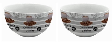 2x MISKA miseczka salaterka w KAWĘ ceramika 550 ml