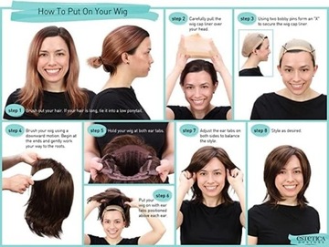 Блондинка Ombre Wig Длинные волны женские парики