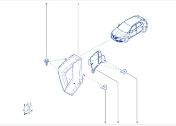 LOGO ZNAK SCENIC CLIO MEGANE IV TALISMAN OE