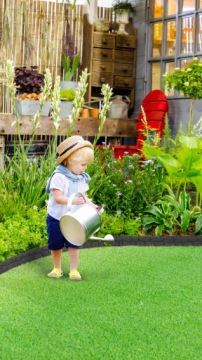 Бордюр газонный, частокол садовый, анкеры, 120 см.