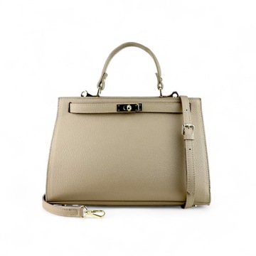 Torebka Damska skóra Cassandra Сiemnobeżowy