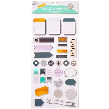 NAKLEJKI TEKTURKOWE DO BULLET JOURNAL OZDOBNE 3D CRAFT UNIVERSE