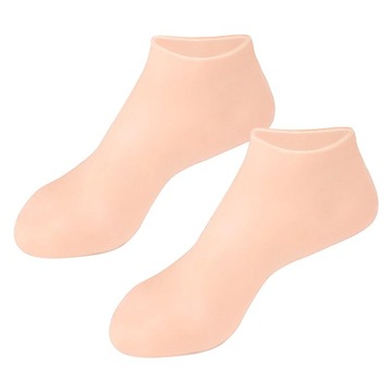 SKARPETKI SILIKONOWE NAWILŻAJĄCE SKARPETKI DO PEDICURE SKARPETKI DO PIELĘGNACJI STÓP SKIN S 33-35