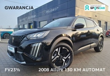 Peugeot 2008 II SUV Facelifting 1.2 PureTech 130KM 2024 Peugeot 2008 243 Allure 130KM Automat I wl. DEMO Gwarancja FV23