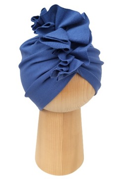 Czapka Turban Granatowa 40-43cm Polski Produkt