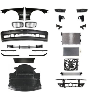 BMW 7 E38 94-98 NÁRAZNÍK PAS HALOGEN