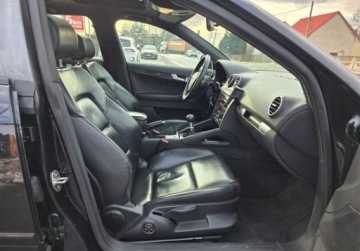 Audi A3 8P Hatchback 3d 2.0 TDI PD 140KM 2005 Audi A3 Sportback 2.0DieselQUATTROZarejestrowana w Polscekomplet alufelg, zdjęcie 9