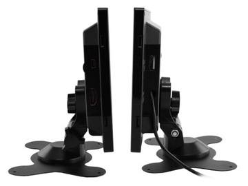 СВЕТОДИОДНЫЙ МОНИТОР 7 ДЮЙМОВ HD HDMI VGA RCA 12 В ДЛЯ 2 КАМЕР