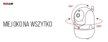 REDLEAF IP CAM 100 ПОДВИЖНАЯ PTZ-WIFI FHD IP-КАМЕРА для домашнего наблюдения