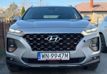 Hyundai Santa Fe IV SUV 2.0 CRDi 185KM 2020 Hyundai Santa Fe 1WL ASO Salon PL FV23 Kamera 360 ACC Martwe Pole CarPlay, zdjęcie 1
