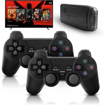 M8 HDMI High Definition TV Game Box 64GB Pamięć 2 Bezprzewodowe Gamepady