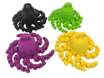 Брелок «Осьминог» Octopus HIT TIKTOK Брелок с 3D принтом keyrambit
