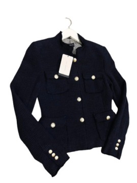 A946 ZARA MARYNARKA KURTKA PŁASZCZ ŻAKIET - XS