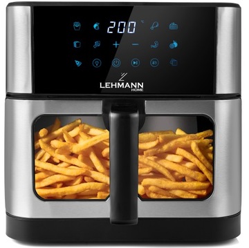FRYTKOWNICA BEZTŁUSZCZOWA AIRFRYER FRYTOWNICA DUŻA 12 PROGRAMÓW 10l 1800W